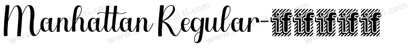 Manhattan Regular字体转换